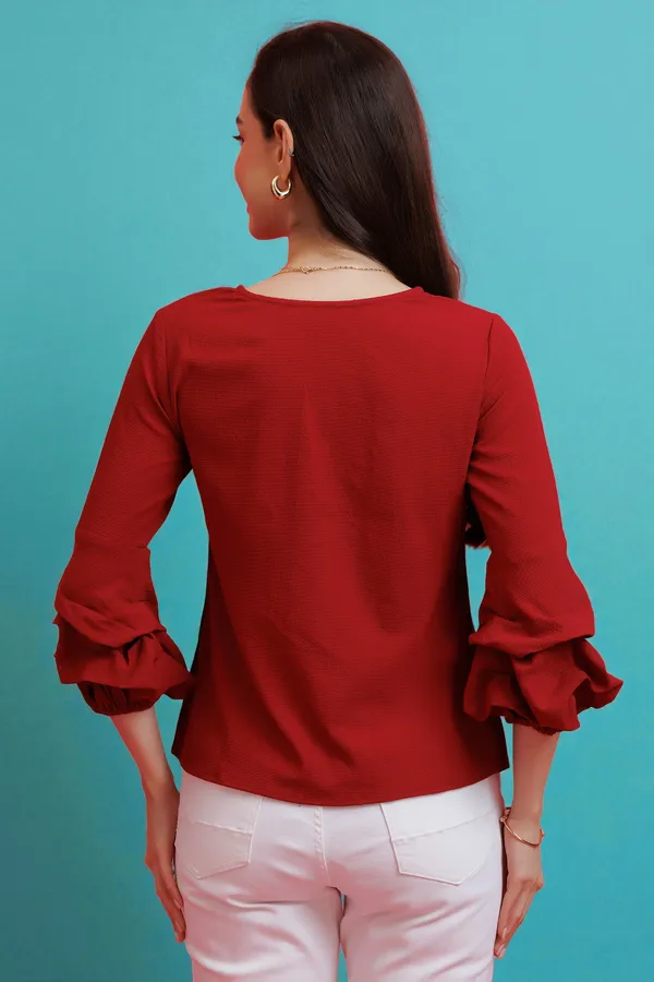 Balloon_Sleeves_Embroidered_Top