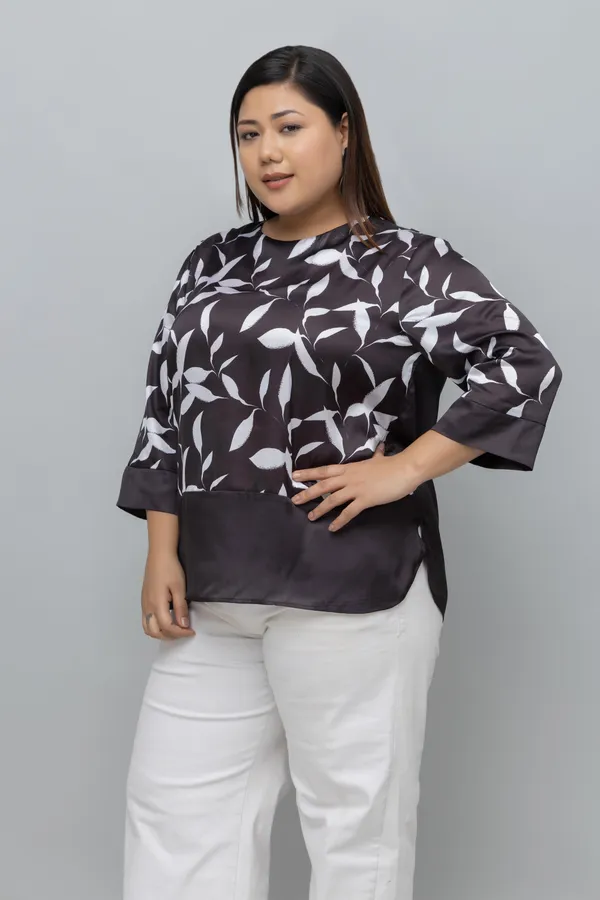 Colorblocked_Casual_Satin_Top