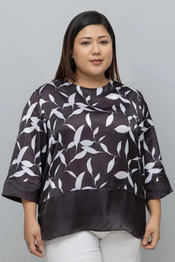 Colorblocked_Casual_Satin_Top