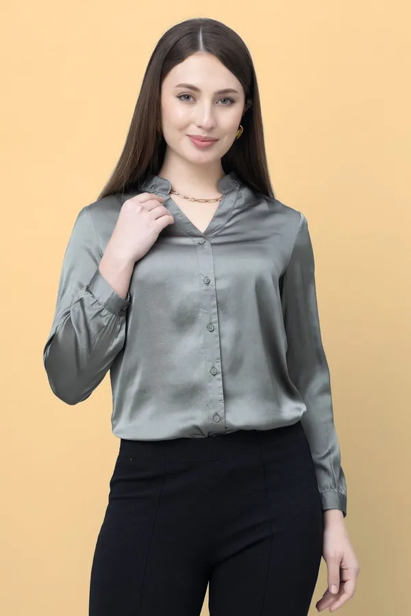 Band_Collar_Formal_Satin_Shirt