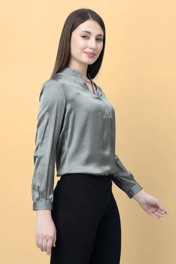 Band_Collar_Formal_Satin_Shirt