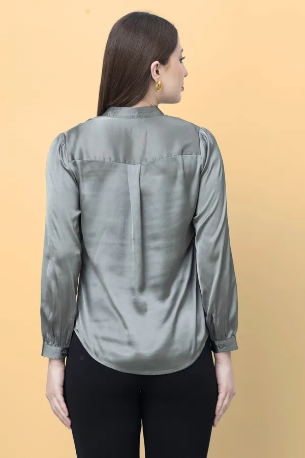 Band_Collar_Formal_Satin_Shirt