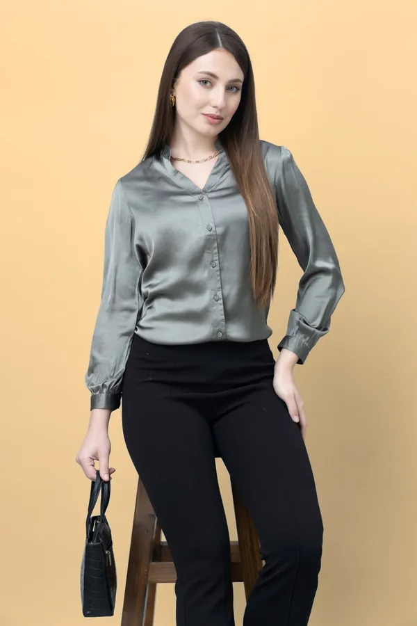 Band_Collar_Formal_Satin_Shirt