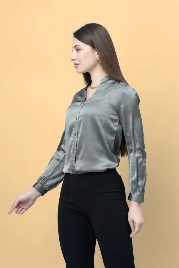 Band_Collar_Formal_Satin_Shirt
