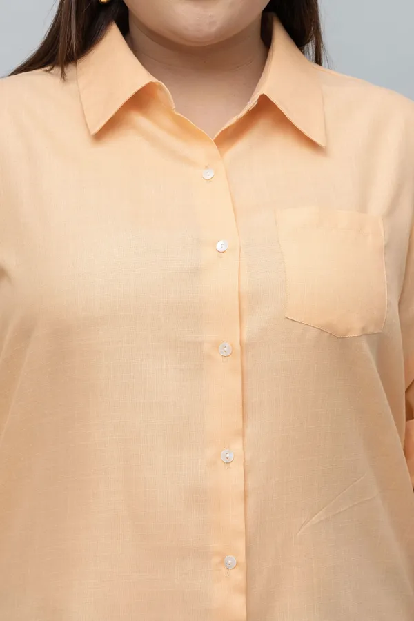 Women's_Plus_Size_Women_Formal_Linen_Shirt