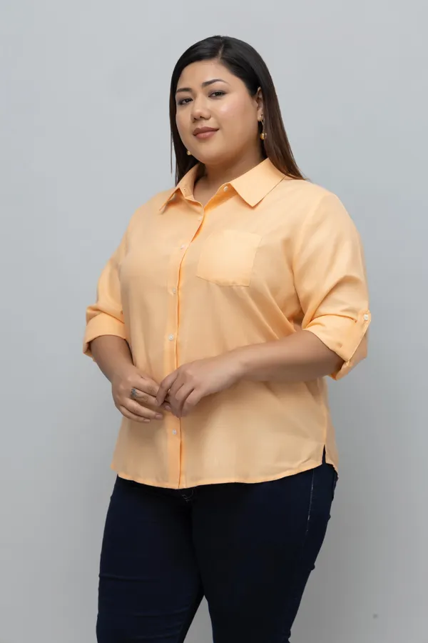Women's_Plus_Size_Women_Formal_Linen_Shirt