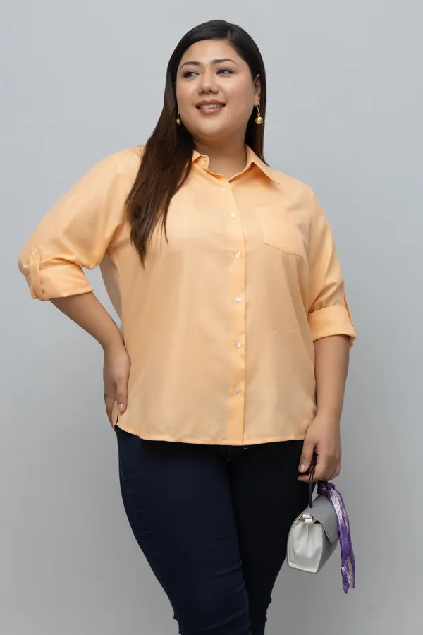 Women's_Plus_Size_Women_Formal_Linen_Shirt