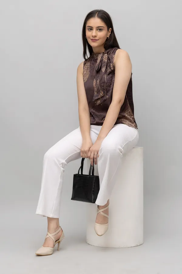 Casual_Printed_Neck_Tie_Top