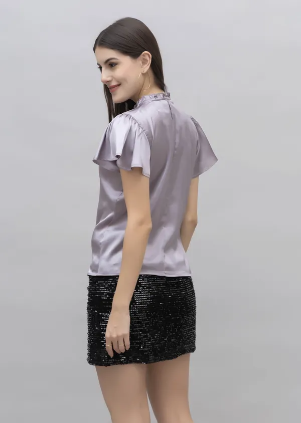 Frilled_Neck_Satin_Top