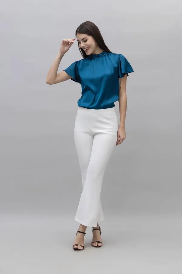 Frilled_Neck_Satin_Top