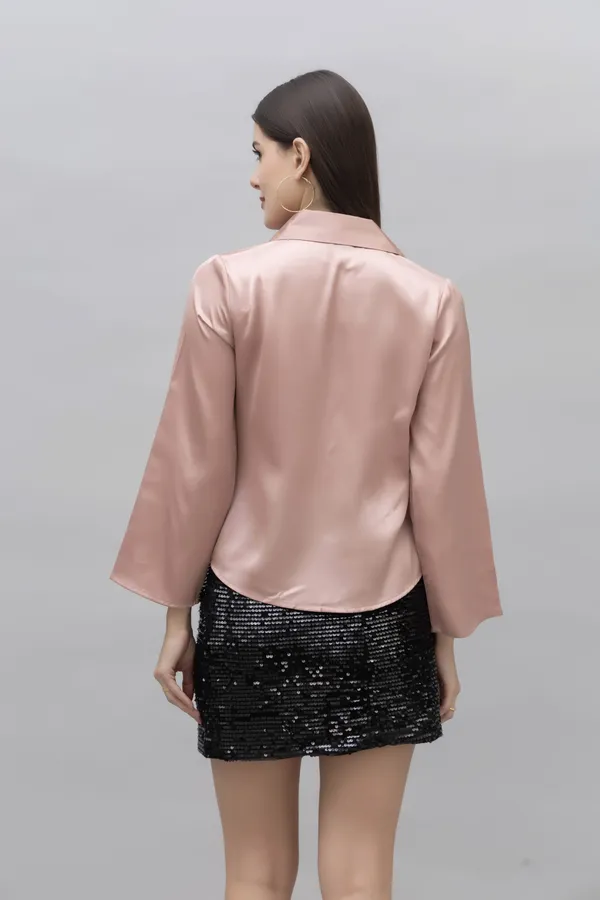 Pink_Satin_Solid_Full_Sleeve_Hip_Length_Shirt_For_Women