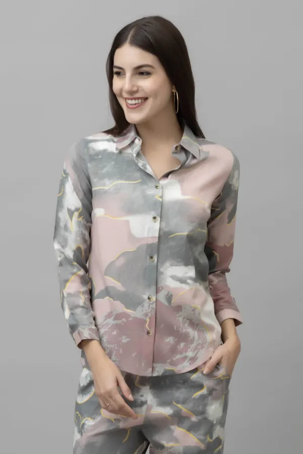 Grey_&_Pink_Linen_Blend_Printed_Full_Sleeve_Hip_Length_Shirt_For_Women
