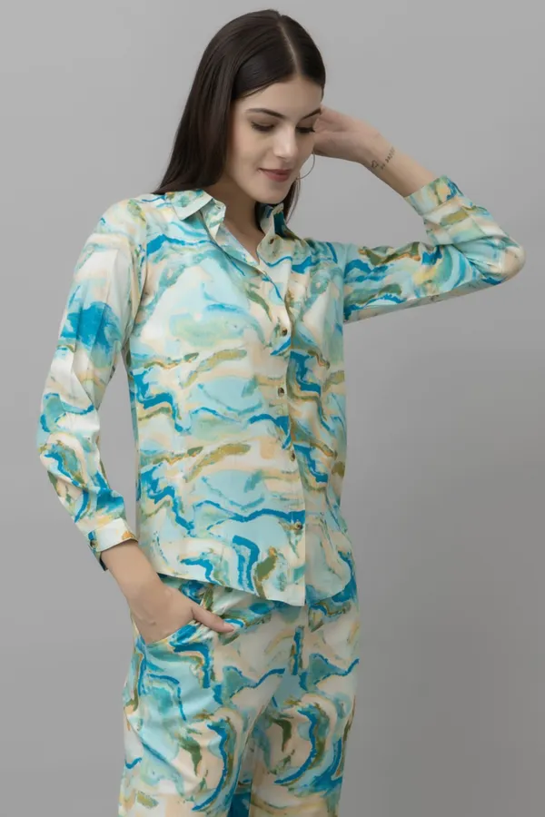 Multicolor_Linen_Blend_Printed_Full_Sleeve_Hip_Length_Shirt_For_Women