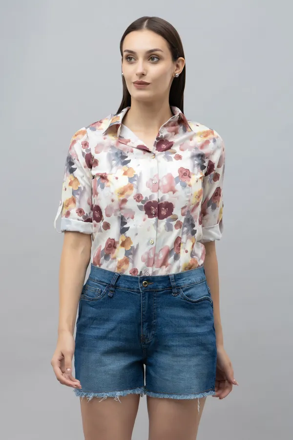Multicolor_Linen_Blend_Floral_Print_Full_Sleeve_Hip_Length_Shirt_For_Women