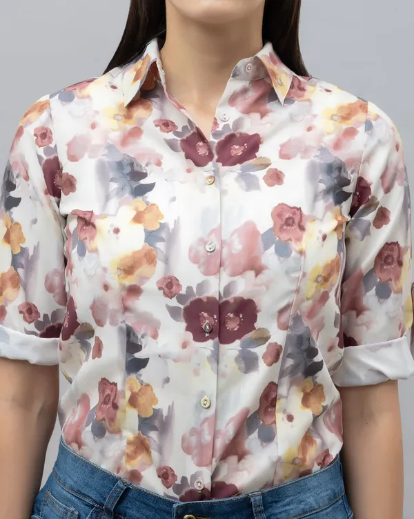 Multicolor_Linen_Blend_Floral_Print_Full_Sleeve_Hip_Length_Shirt_For_Women