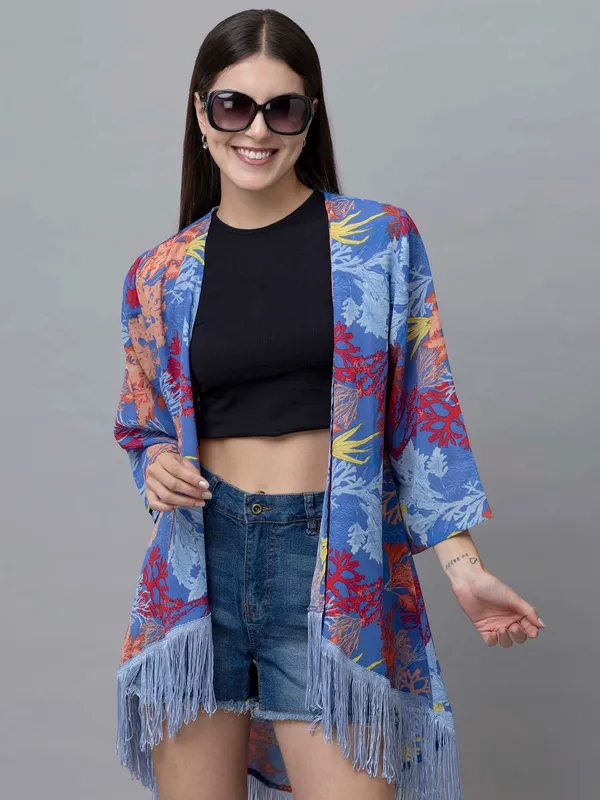 High-Low_Casual_Printed_Kimono