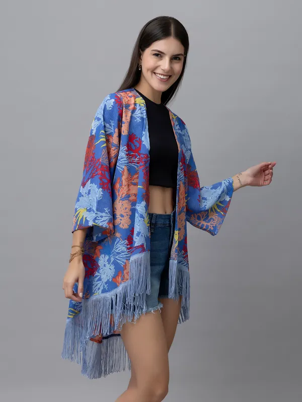 High-Low_Casual_Printed_Kimono