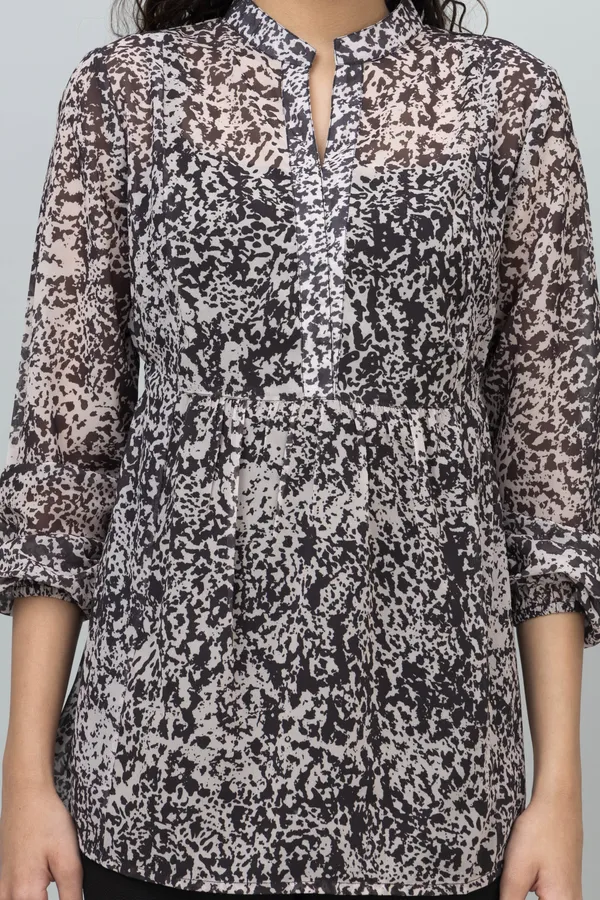 Cinched_Waist_Casual_Top