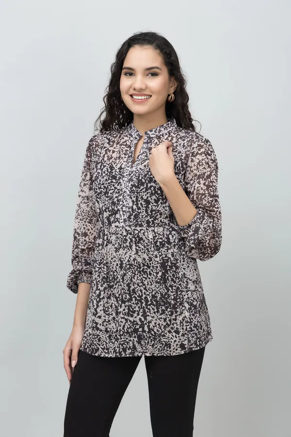 Cinched_Waist_Casual_Top