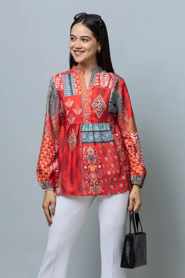 Cinched_Waist_Rayon_Top