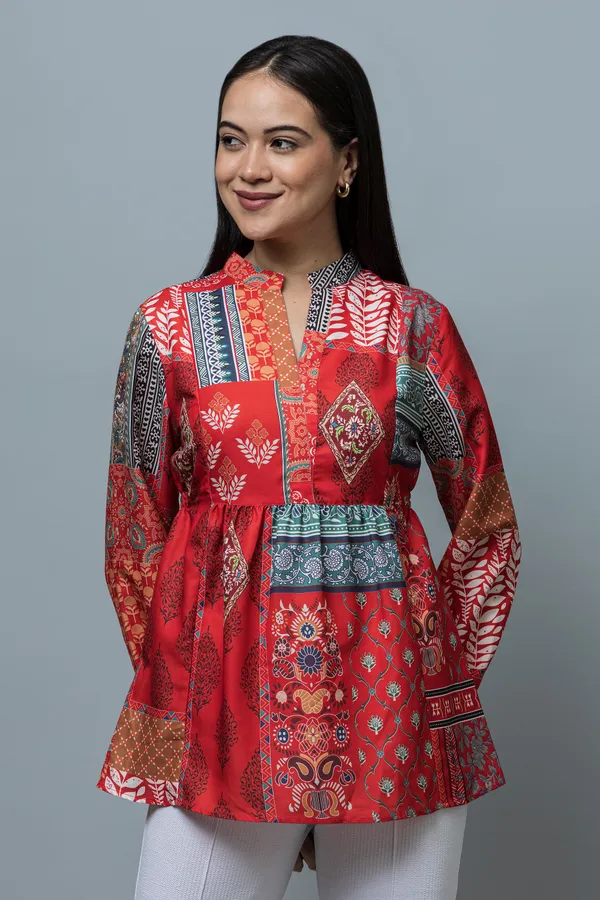 Cinched_Waist_Rayon_Top