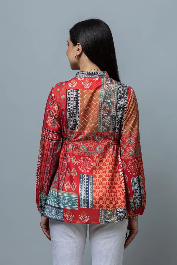 Cinched_Waist_Rayon_Top