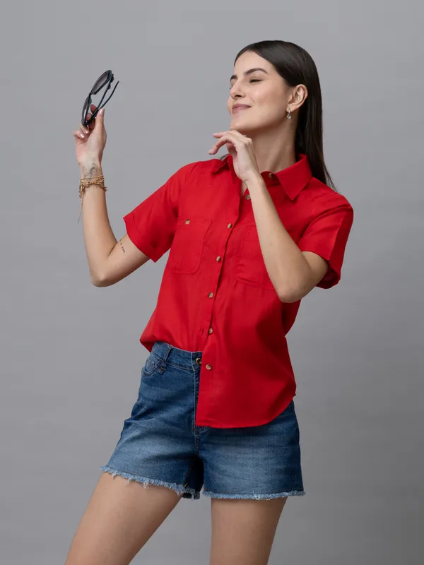 Casual_Linen_Half_Sleeves_Shirt