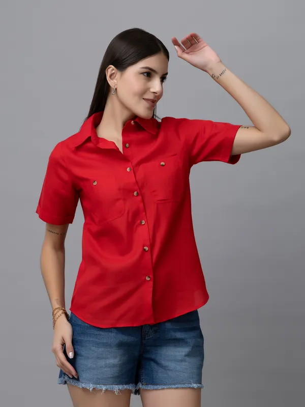 Casual_Linen_Half_Sleeves_Shirt