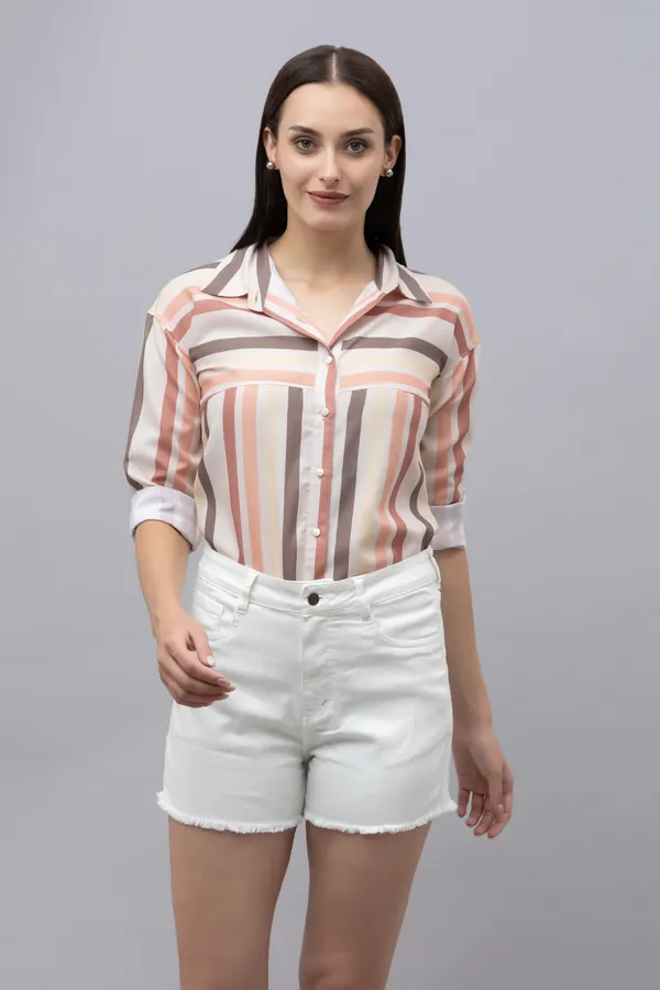 Multicolor_Linen_Blend_Striped_Full_Sleeve_Hip_Length_Shirt_For_Women