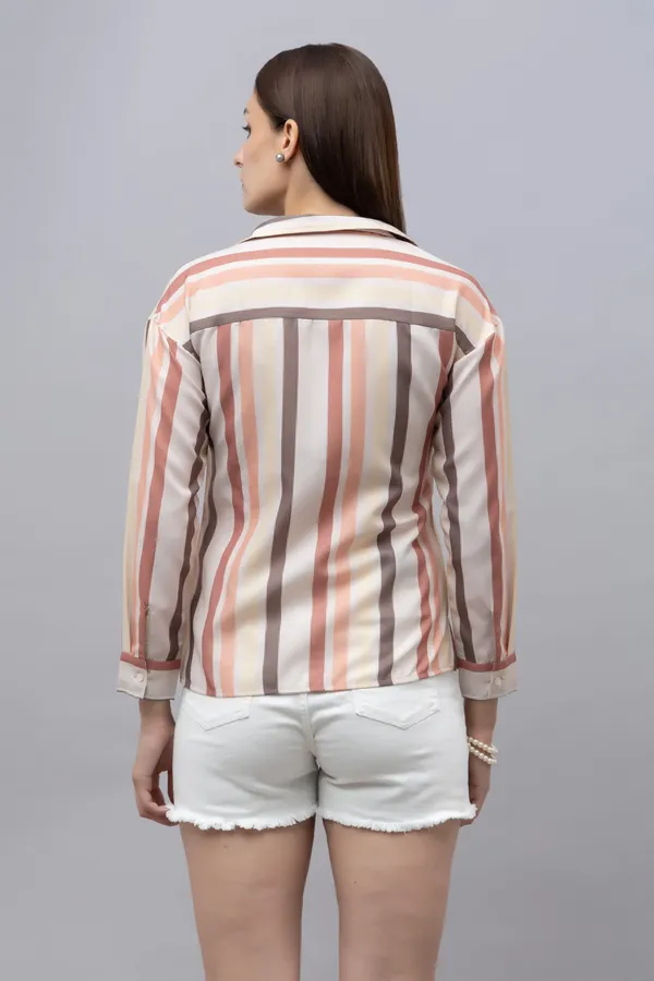 Multicolor_Linen_Blend_Striped_Full_Sleeve_Hip_Length_Shirt_For_Women