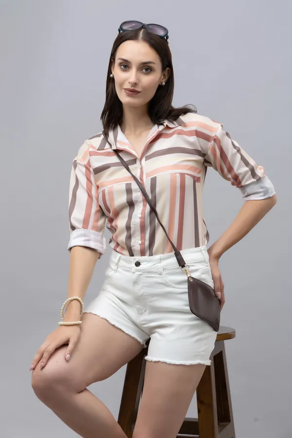 Multicolor_Linen_Blend_Striped_Full_Sleeve_Hip_Length_Shirt_For_Women