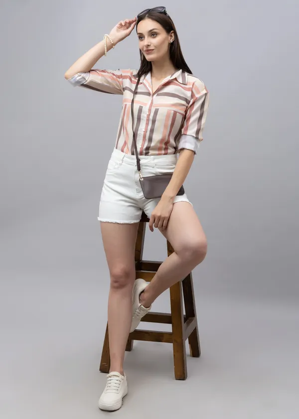 Multicolor_Linen_Blend_Striped_Full_Sleeve_Hip_Length_Shirt_For_Women