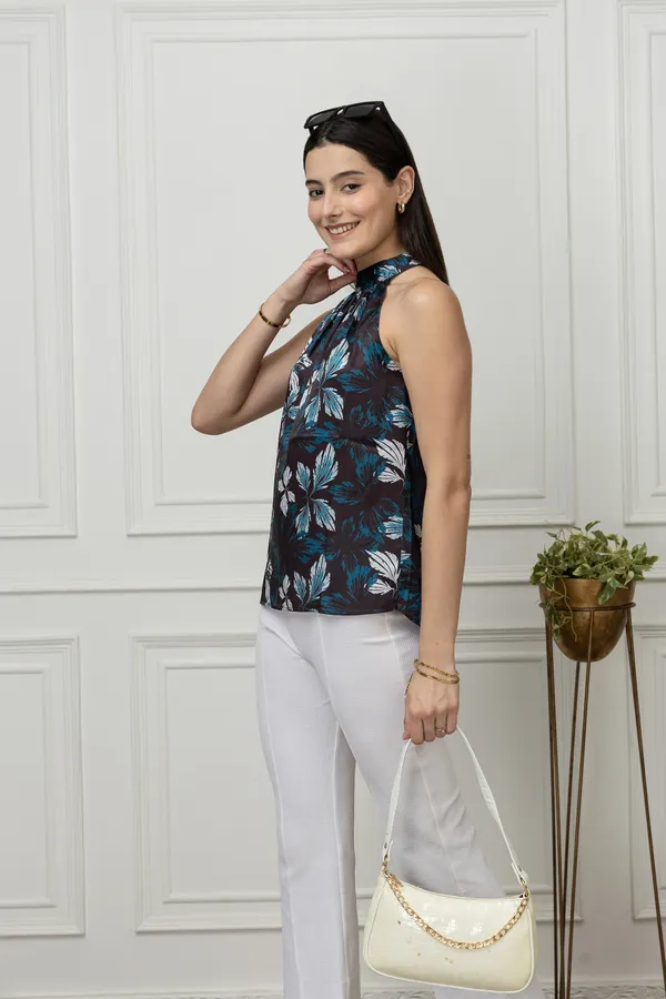 Floral_Halter_Neck_Satin_Top