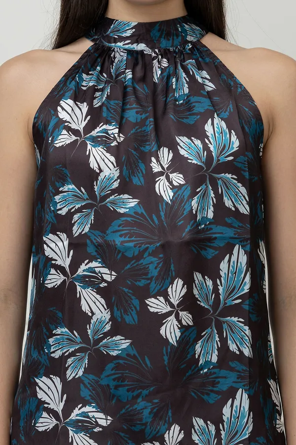 Floral_Halter_Neck_Satin_Top