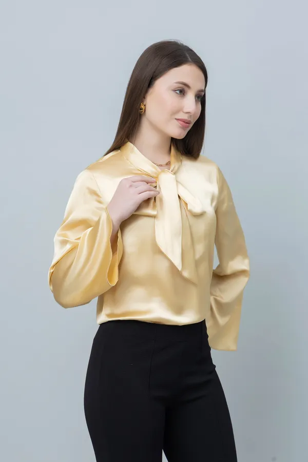 Casual_Satin_Top_For_Women