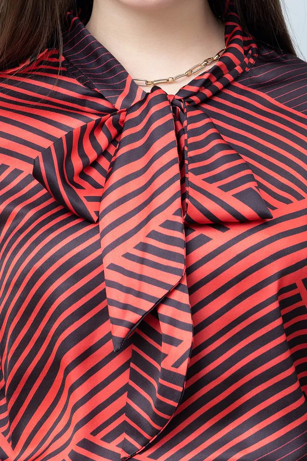 Tie-Up_Neck_Flared_Sleeve_Top_For_Women