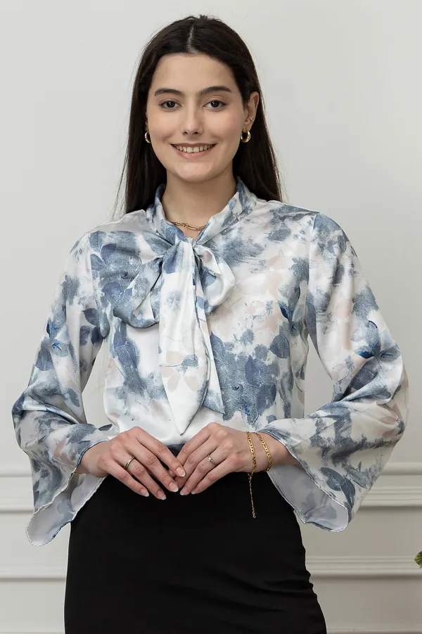 Tie-Up_Neck_Bell_Sleeves_Top