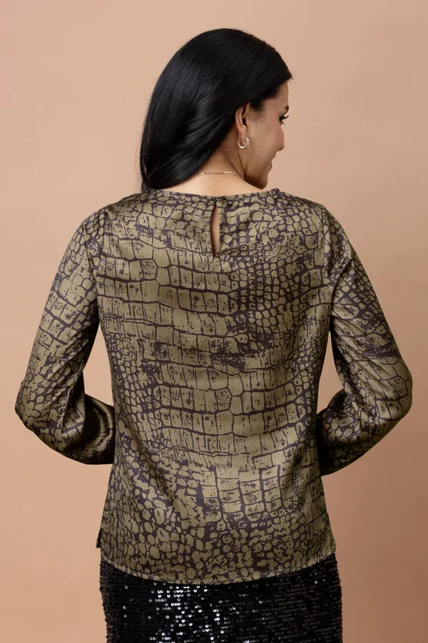 Printed_Cowl_Neck_Satin_Top