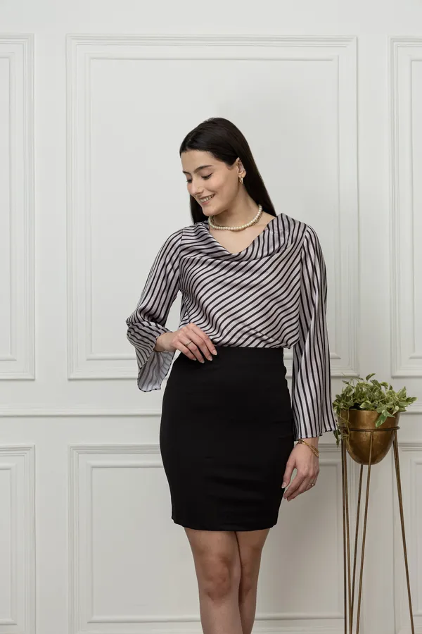 Striped_Cowl_Neck_Satin_Top