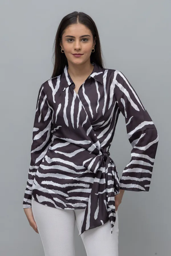 Satin_Wrap_Top_For_Women