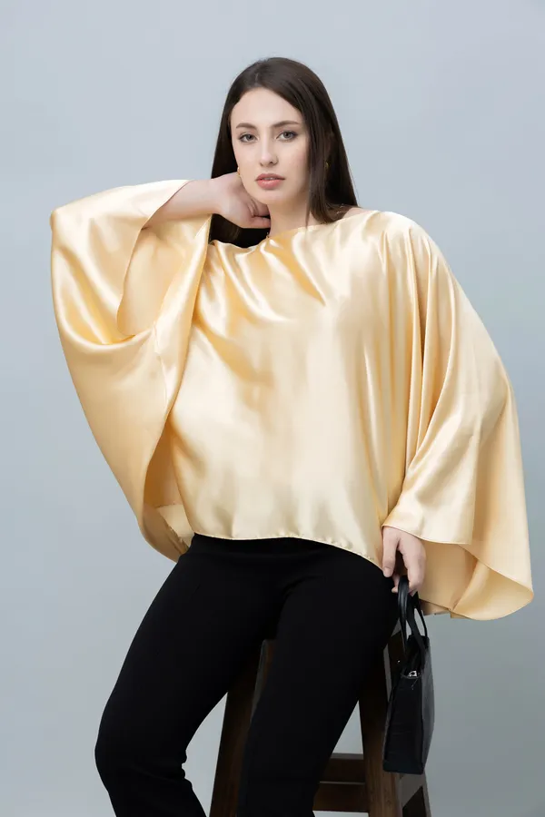 Batwing_Sleeves_Satin_Top