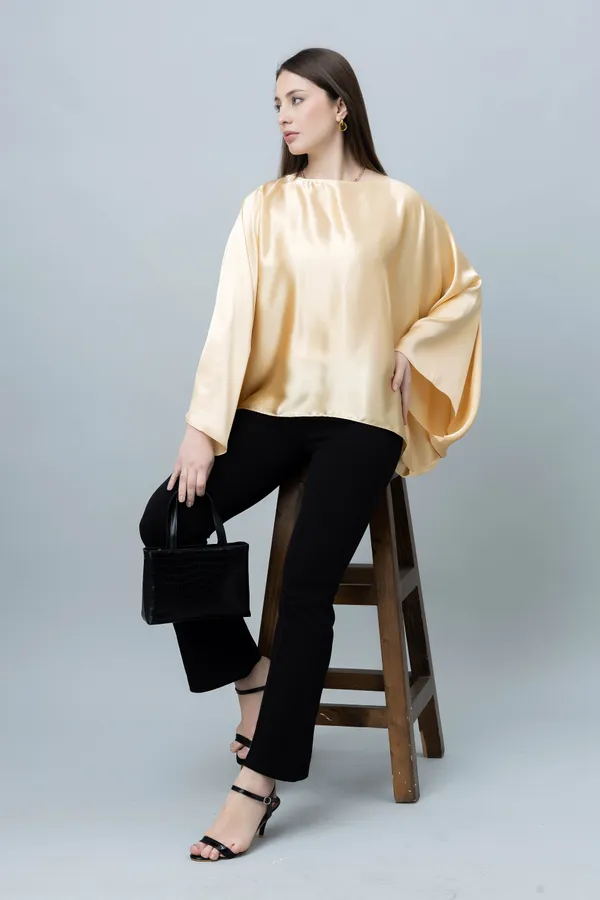 Batwing_Sleeves_Satin_Top