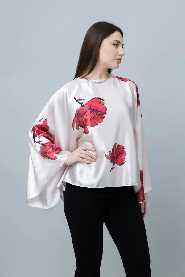 Batwing_Sleeves_Satin_Top