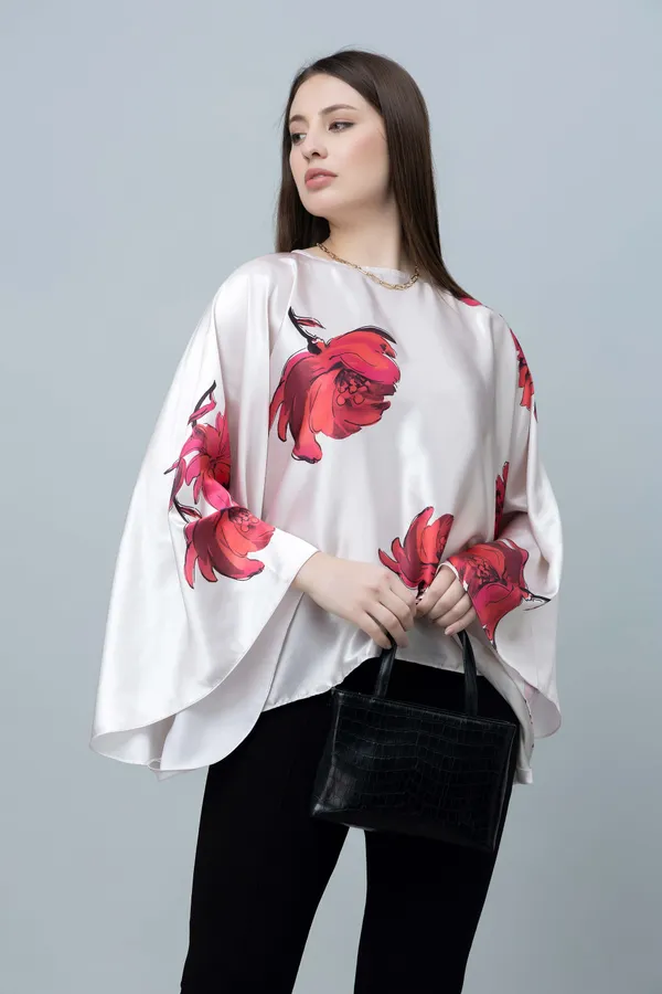 Batwing_Sleeves_Satin_Top