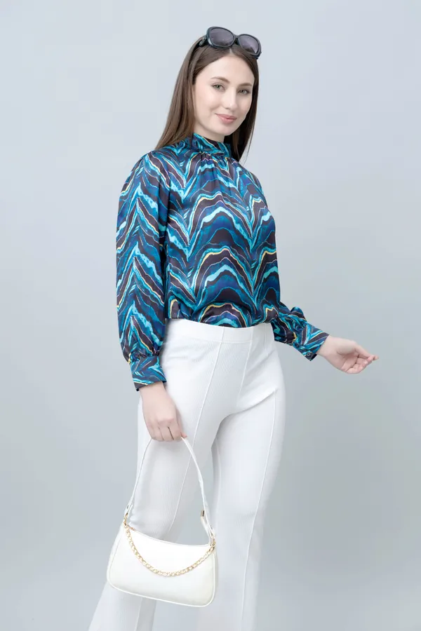 Abstract_Printed_Band_Neck_Top