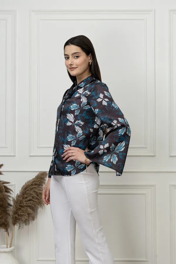 Slit_Sleeves_Satin_Shirt