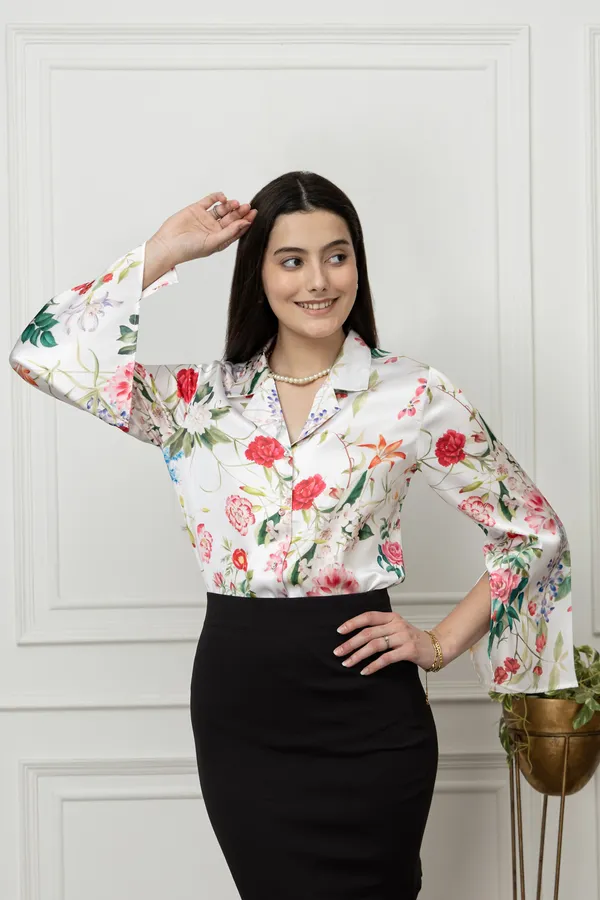 Slit_Sleeves_Satin_Shirt