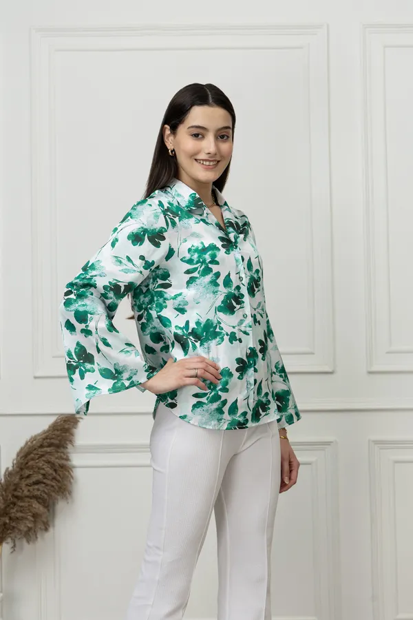 Slit_Sleeves_Satin_Shirt