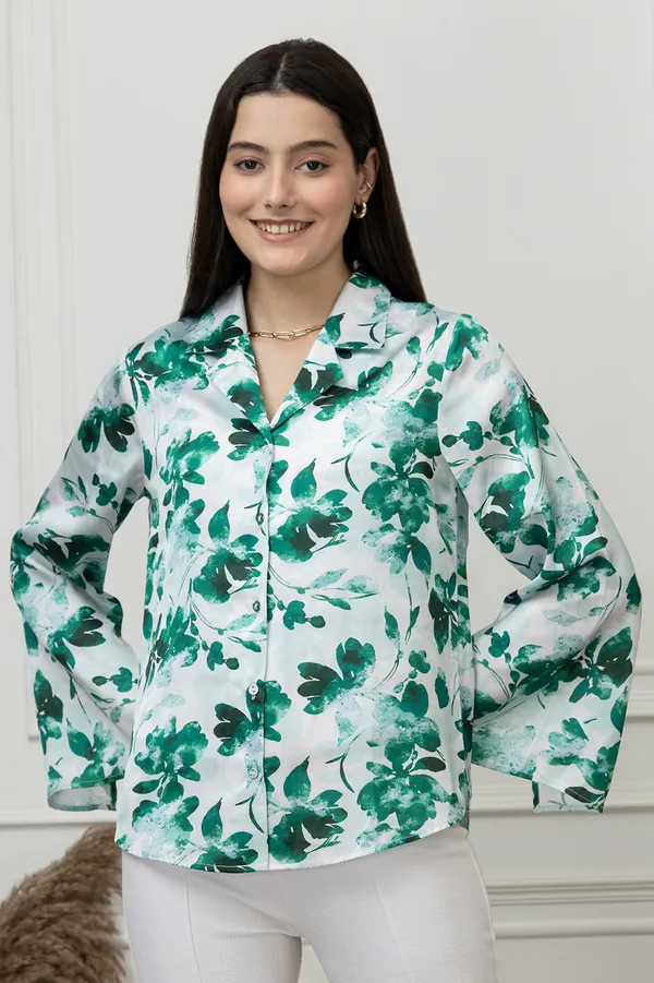 Slit_Sleeves_Satin_Shirt