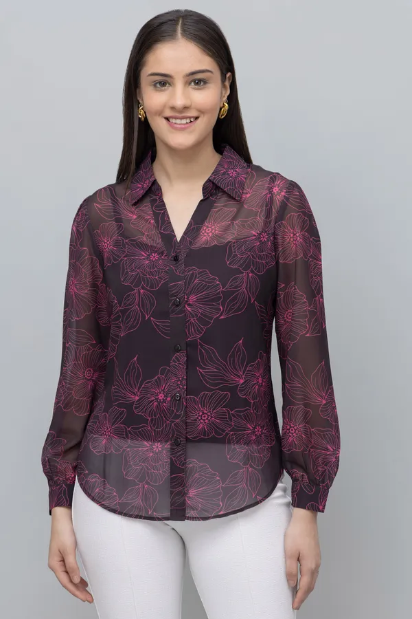 Floral_Print_Shirt_For_Women